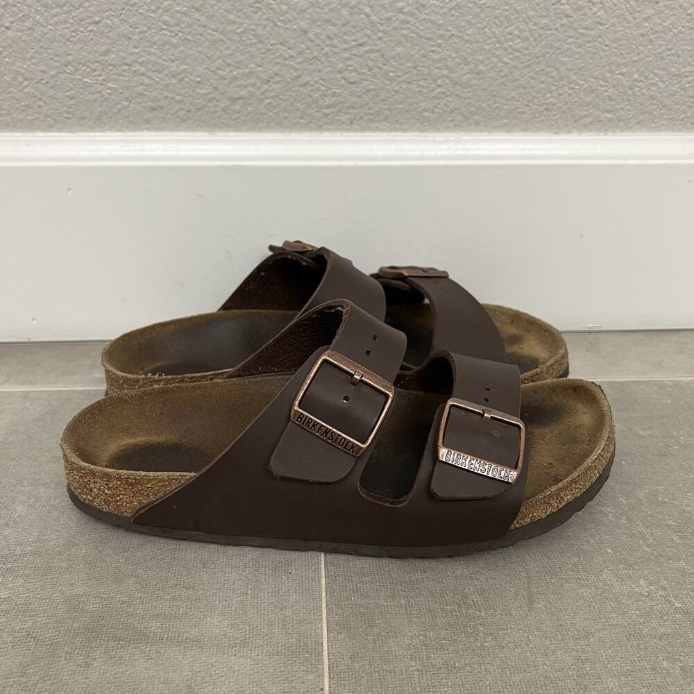 Birkenstock Gizeh Women’s 39 Brown Arizona Strap Sandals Walking Shoes